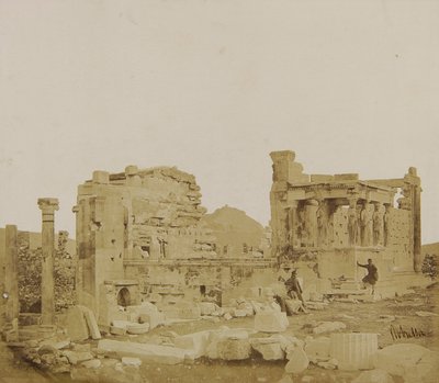 Blick auf das Erechtheion von Südwesten von James Robertson